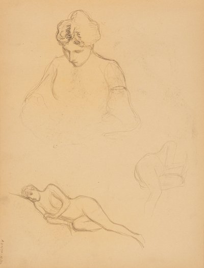 Personalens utkast av Albert Edelfelt