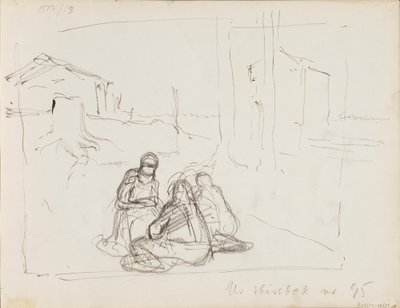 Karaktärsskisser i landskapet av Albert Edelfelt