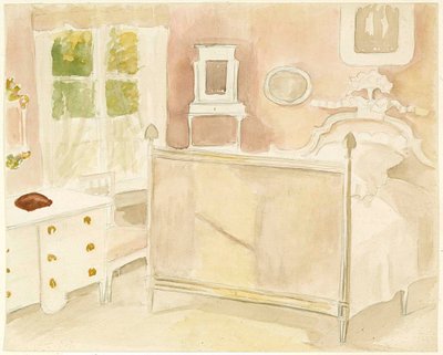 Interiör från Haikko Villa av Albert Edelfelt