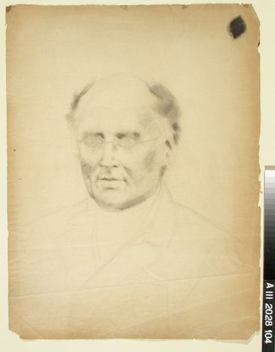 J. L. Runeberg, skiss till ett porträtt av Albert Edelfelt