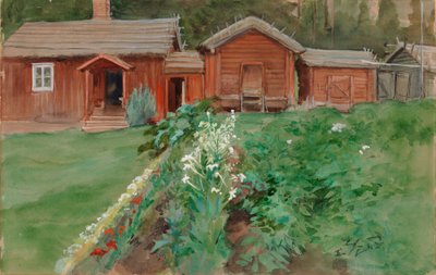 Karlssons stuga av Albert Edelfelt