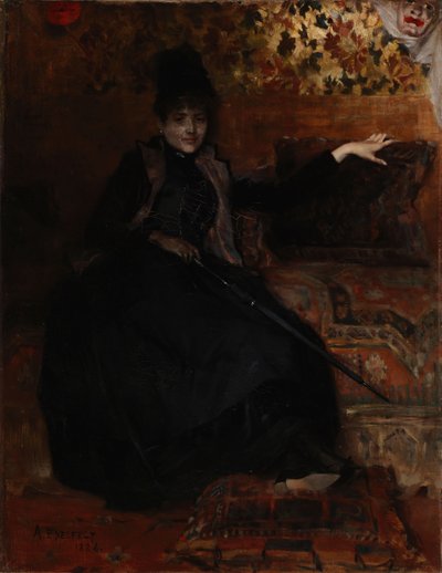 Lady in Black, Den svarta Thérèse av Albert Edelfelt