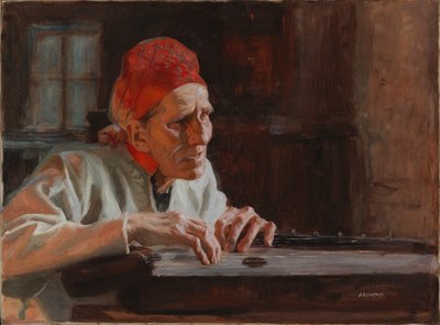 Larin Paraskes klagovisor av Albert Edelfelt