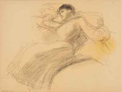 Vilande kvinna av Albert Edelfelt