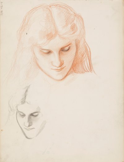 En kvinnas ansikte av Albert Edelfelt