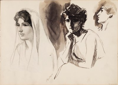 Kvinnliga figurer av Albert Edelfelt