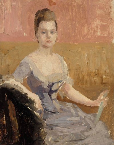 Porträttstudie av grevinnan Augusta Lewenhaupt av Albert Edelfelt