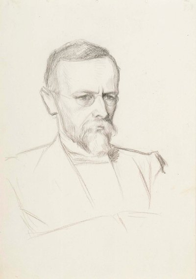 Porträtt av Axel Lille av Albert Edelfelt