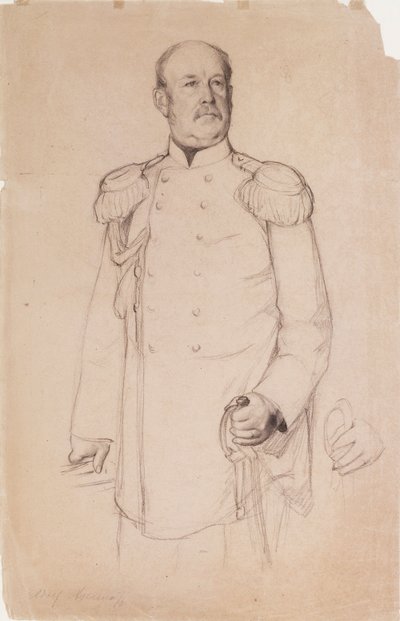 Porträtt av general Adolf Aminoff av Albert Edelfelt