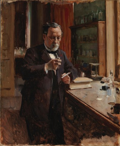 Porträtt av Louis Pasteur, studie av Albert Edelfelt