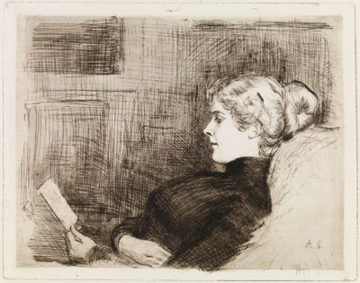 Porträtt av Marie Hagelstam (av Heiroth) av Albert Edelfelt