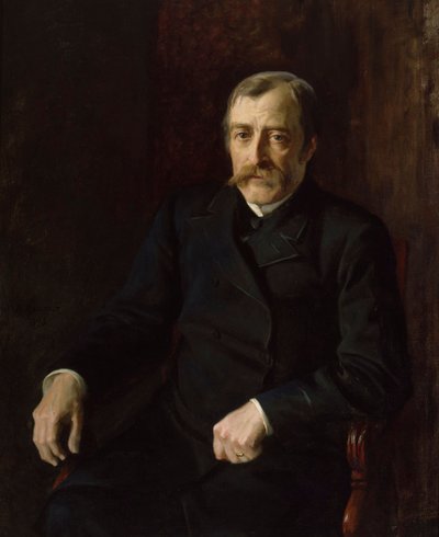 Porträtt av professor Carl Gustaf Estlander av Albert Edelfelt