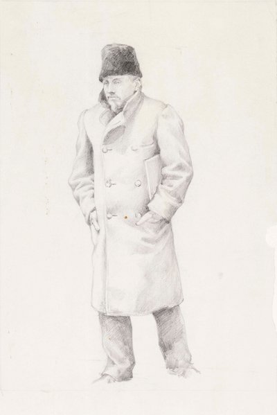 Porträtt av en man av Albert Edelfelt