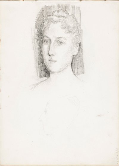 Porträtt av en kvinna av Albert Edelfelt