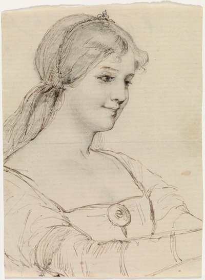 Queen Bianca, sketch av Albert Edelfelt