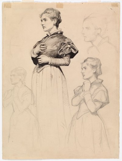 Sigrid Stålarm, studie till Hertigen Karl förolämpar Klaus Flemings lik av Albert Edelfelt