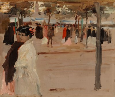 Studie till vägen längs stranden, Sevilla av Albert Edelfelt