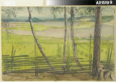 Sommarlandskap av Albert Edelfelt