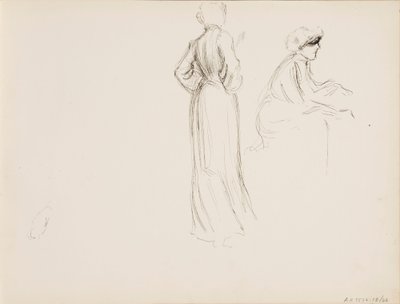 Personalens utkast av Albert Edelfelt