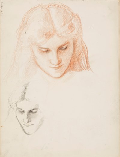 En kvinnas ansikte av Albert Edelfelt