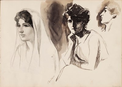 Kvinnliga figurer av Albert Edelfelt