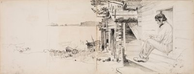 Utan titel av Albert Edelfelt