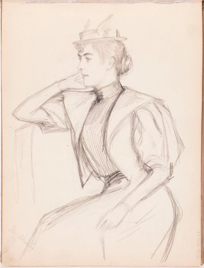 Utan titel av Albert Edelfelt