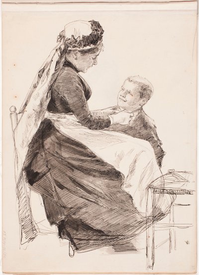 Utan titel av Albert Edelfelt