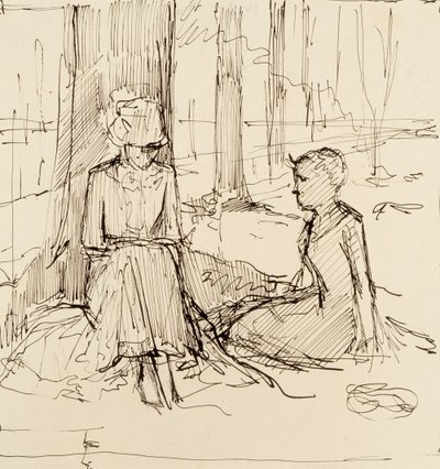 Utan titel av Albert Edelfelt