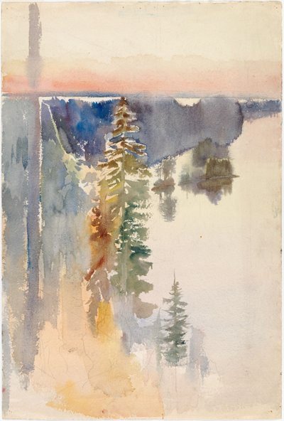 Utsikt från Kaukolaåsen av Albert Edelfelt