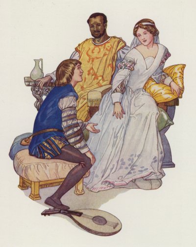 Shakespeare: Othello (färg litho) av Albert Edward Jackson