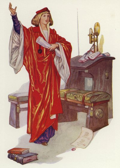 Shakespeare: The Merchant of Venice (color litho)swedish av Albert Edward Jackson