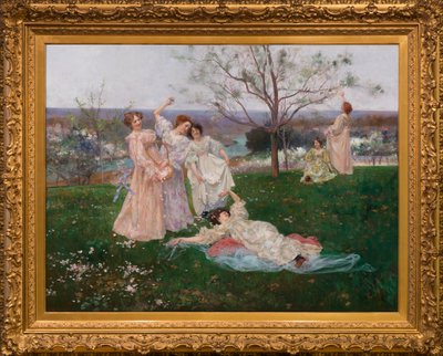 Vårblommor, c.1897 av Albert-Emile Artigue
