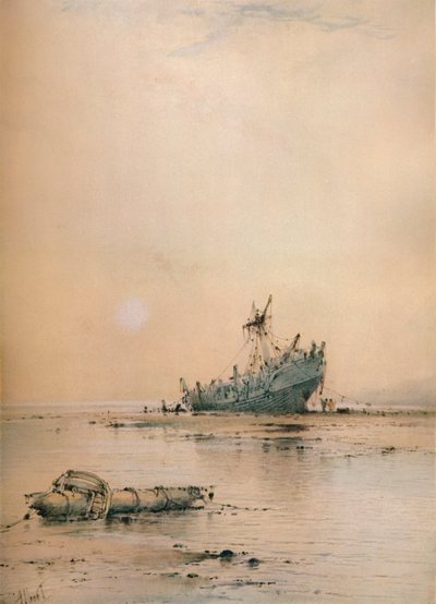 Lågvatten vid Leigh, c1899 av Albert Ernest Markes