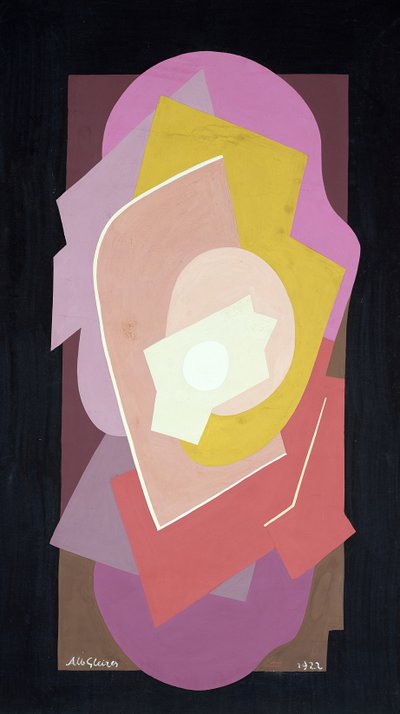 Kubistisk komposition av Albert Gleizes