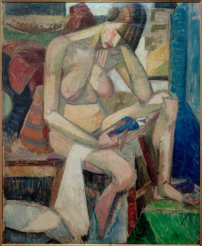 Sittande naken av Albert Gleizes