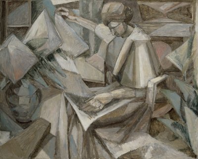Kvinna med Phlox av Albert Gleizes