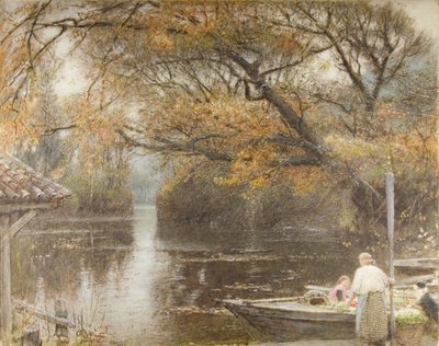 Höstglöd av Albert Goodwin
