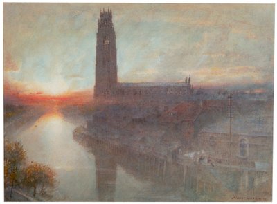 "Boston", 1907. av Albert Goodwin