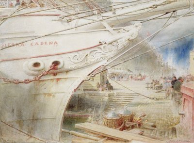 Bristol, 1893 (wc) av Albert Goodwin