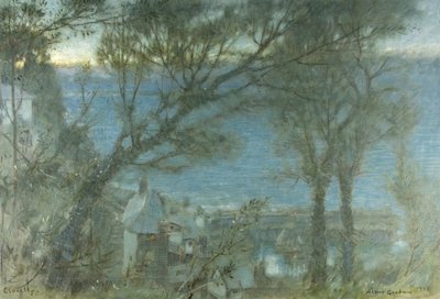 Clovelly av Albert Goodwin
