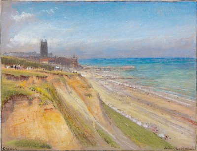 Cromer (akvarell med kroppsfärg och blyerts på tonat papper) av Albert Goodwin