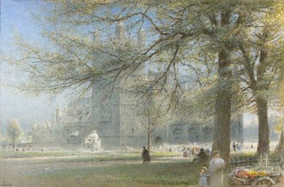Exeters katedral av Albert Goodwin
