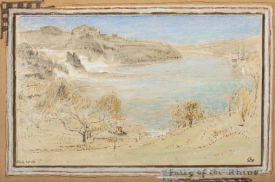 Fall vid floden Rhen av Albert Goodwin