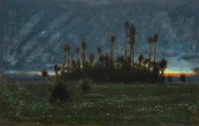 Eldflugor, Jamaica (akvarell med bodycolour) av Albert Goodwin