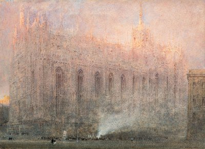 Milanos katedral av Albert Goodwin