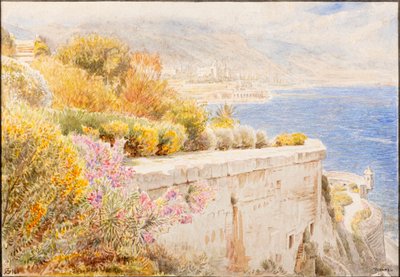 Monaco (akvarell) av Albert Goodwin