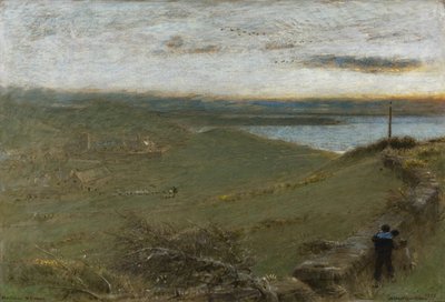 Mortehoe, North Devon av Albert Goodwin