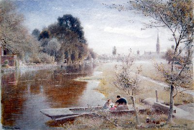Salisbury Canal av Albert Goodwin