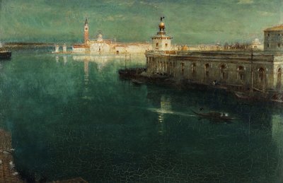 St Giorgio från hustopparna, 1905-1906 av Albert Goodwin